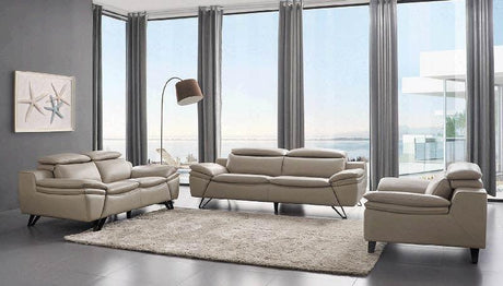 ESF Furniture - 973 3 Piece Living Room Set with Adjustable Headrests - 973-SLC