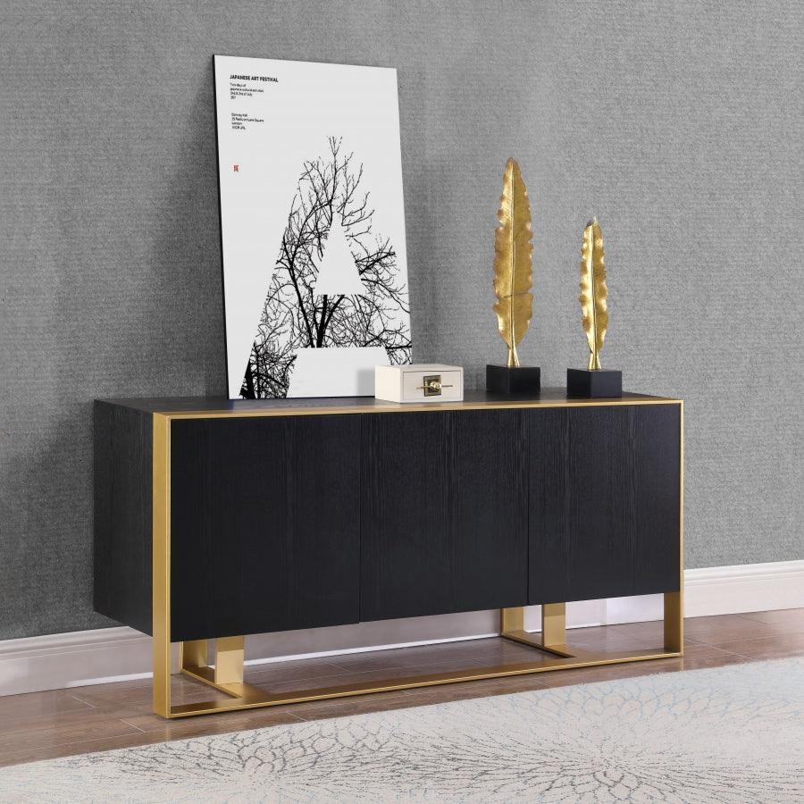 Meridian Furniture - Sherwood Sideboard-Buffet In Black - 325