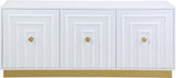 Meridian Furniture - Cosmopolitan Sideboard-Buffet In White Lacquer - 340