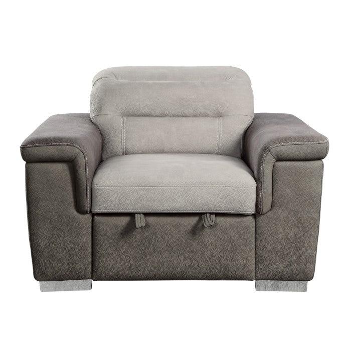 Alfio Chair With Pull - Out Ottoman 9808 - 1 | Homelegance | Home Elegance USA