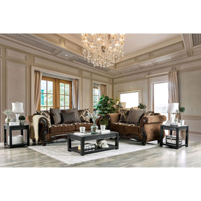 Tilde - Sofa & Loveseat - Brown / Dark Walnut