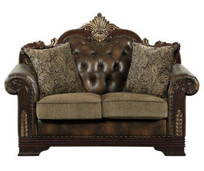 Croydon Brown Love Seat 9815-2 | Homelegance
