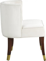 Meridian Furniture - Perry Velvet Dining Chair Set Of 2 In Cream - 933Cream-C