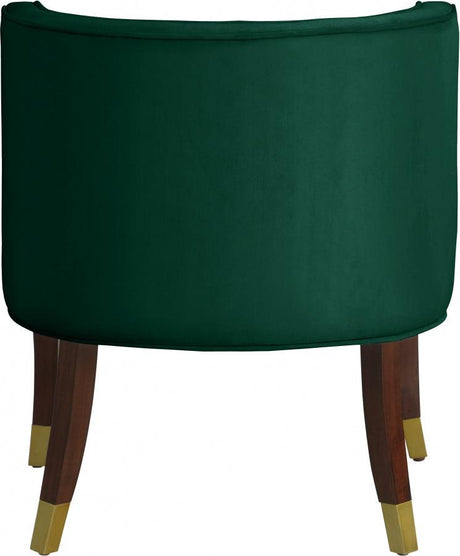 Meridian Furniture - Perry Velvet Dining Chair Set Of 2 In Green - 933Green-C