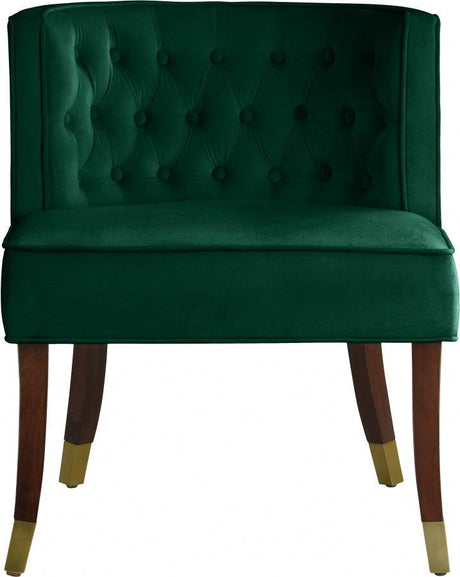 Meridian Furniture - Perry Velvet Dining Chair Set Of 2 In Green - 933Green-C