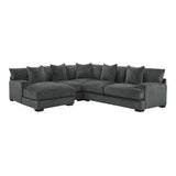 Homelegance - Worchester 4-Piece Modular Sectional With Left Chaise - 9857Dg*4Lc2R