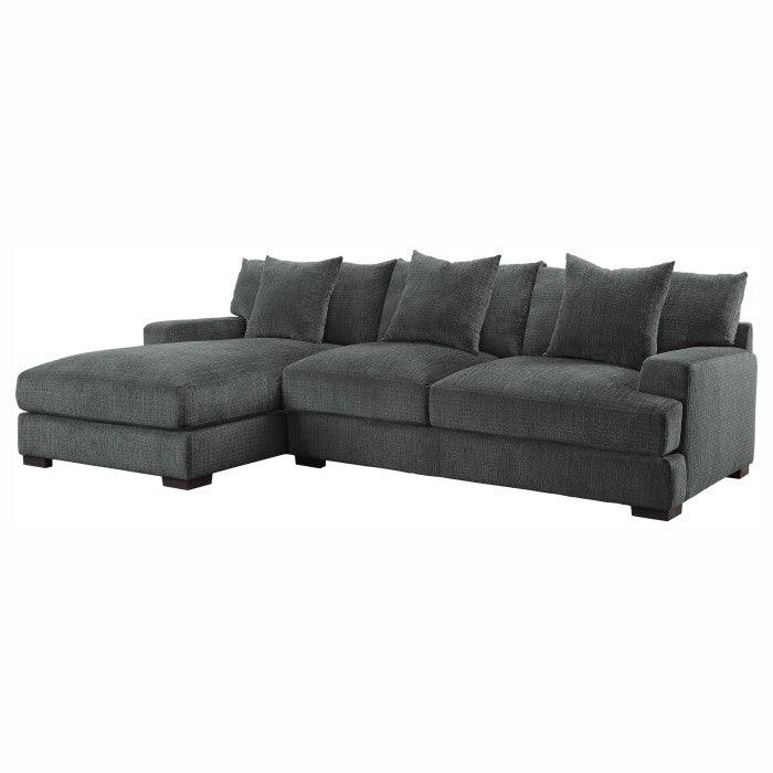 Homelegance - Worchester 2-Piece Modular Sectional With Left Chaise - 9857Dg*2Lc2R