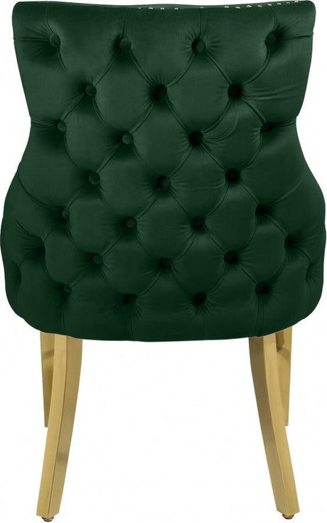 Meridian Furniture - Tuft Velvet Dining Chair In Green (Set Of 2) - 730Green-C