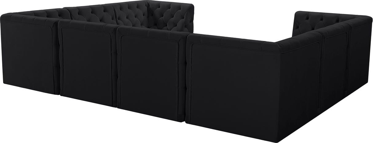 Tuft - Modular Sectional 8 Piece - Black - Fabric - Home Elegance USA