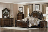 Homelegance - Catalonia 6 Piece Queen Bedroom Set In Dark Cherry - 1824-1-6Set