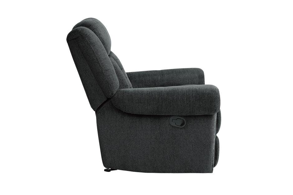 Homelegance - Nutmeg Charcoal Glider Reclining Chair - 9901Cc-1