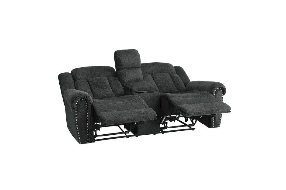 Homelegance - Nutmeg Charcoal 2 Piece Sofa Set - 9901Cc-3-2