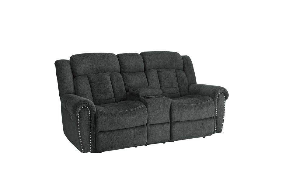 Homelegance - Nutmeg Charcoal 3 Piece Living Room Set - 9901Cc-3-2-1