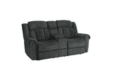 Homelegance - Nutmeg Charcoal 3 Piece Living Room Set - 9901Cc-3-2-1