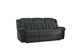 Homelegance - Nutmeg Charcoal 2 Piece Sofa Set - 9901Cc-3-2