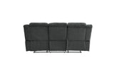 Homelegance - Nutmeg Charcoal Double Reclining Sofa - 9901Cc-3