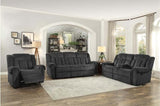 Homelegance - Nutmeg Charcoal 3 Piece Living Room Set - 9901Cc-3-2-1