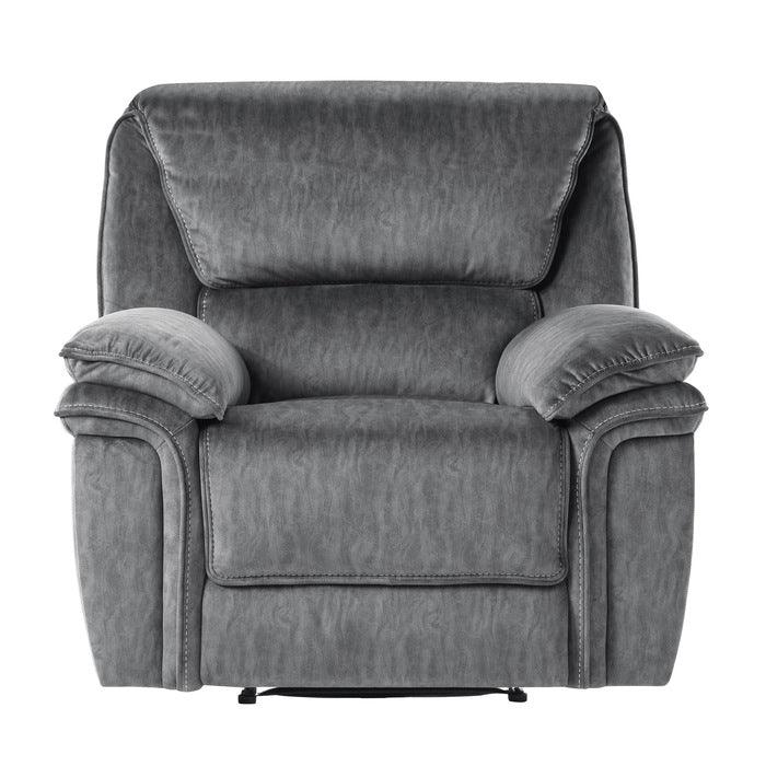 Homelegance - Muirfield Reclining Chair In Gray - 9913-1