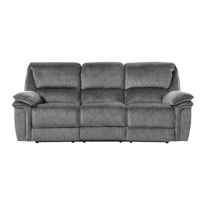 Homelegance - Muirfield Double Reclining Sofa In Gray - 9913-3