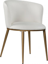 Meridian Furniture - Skylar Faux Leather Dining Chair Set Of 2 In White - 965White-C