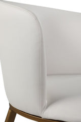 Meridian Furniture - Skylar Faux Leather Dining Chair Set Of 2 In White - 965White-C