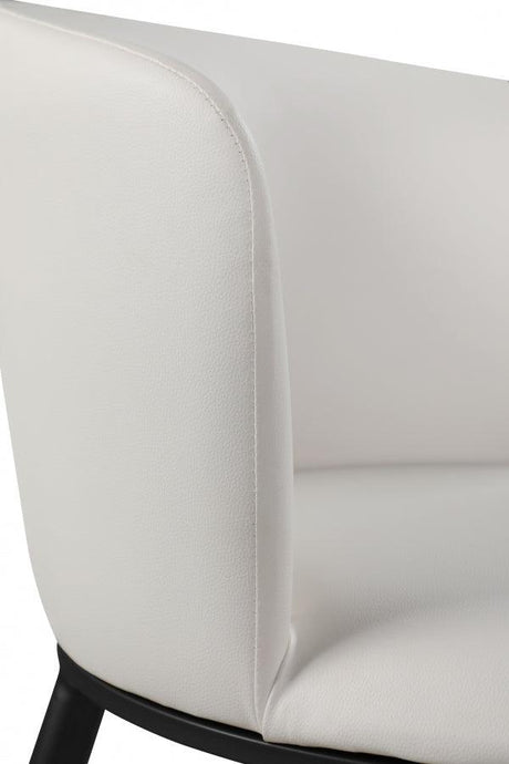 Meridian Furniture - Skylar Faux Leather Dining Chair Set Of 2 In White - 966White-C