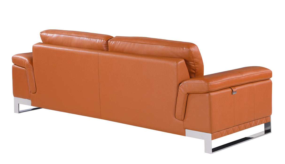 Top Grain Italian Leather Sofa Home Elegance USA