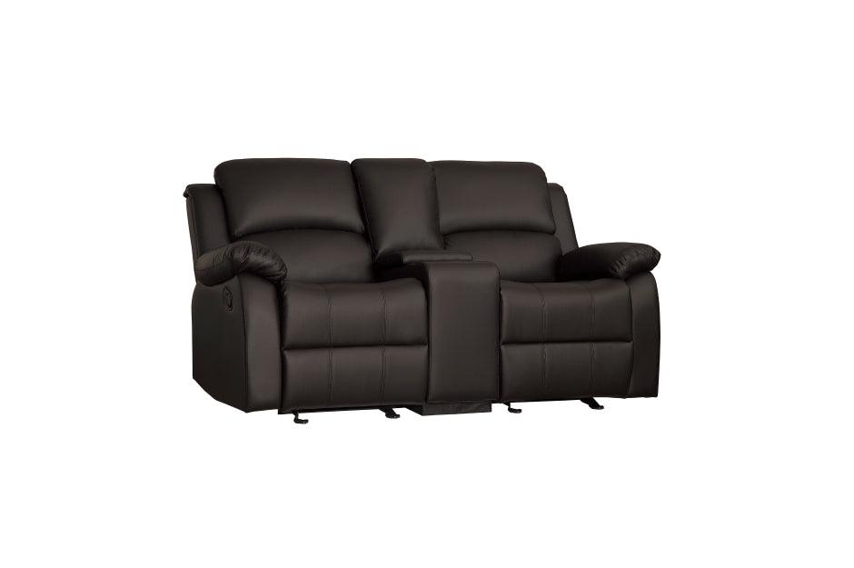 Homelegance - Clarkdale Dark Brown 2 Piece Sofa Set - 9928Dbr-3-2