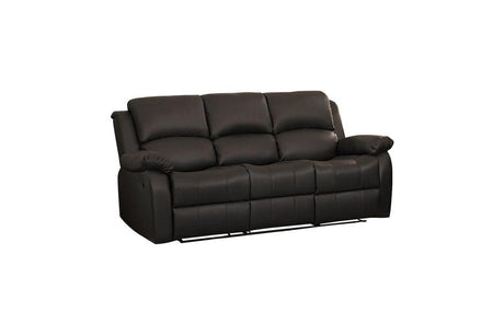 Homelegance - Clarkdale Dark Brown Double Reclining Sofa With Center Drop-Down Cup Holders - 9928Dbr-3