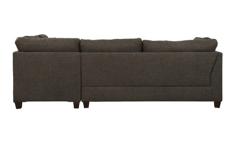 Laurissa - Sectional Sofa - Charcoal Linen - 35" - Home Elegance USA