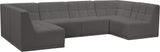 Relax - Modular Sectional 6 Piece - Gray - Home Elegance USA