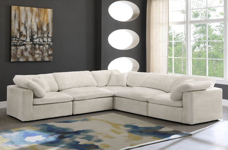 Cozy - Modular Sectional 5 Piece - Beige - 634Cream - Sec5C - Home Elegance USA - 2