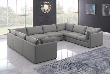 Mackenzie - Modular Sectional 8 Piece - Gray - Home Elegance USA