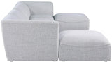 Miramar - Modular Sectional 6 Piece - Gray - Fabric - Home Elegance USA