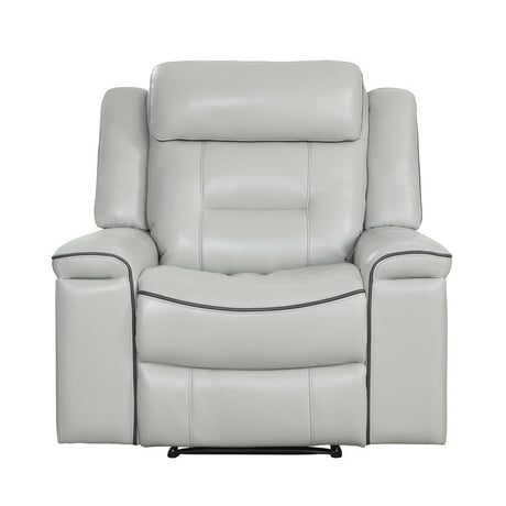 Homelegance - Darwan Lay Flat Reclining Chair in Light Grey - 9999GY-1