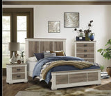 Arcadia 3 Piece Queen Bedroom Set In Weathered Gray 1677 - 1 - Q - 3Set | Homelegance | Home Elegance USA