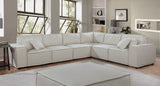 Janelle Modular Sectional Sofa in Beige Linen - Home Elegance USA