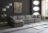 Plush - Cloud Modular Sectional 4 Piece - Grey - Fabric - Home Elegance USA