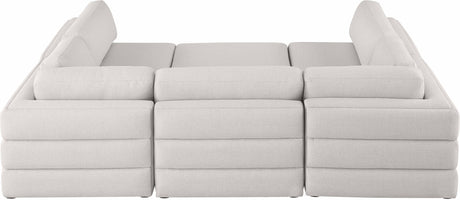 Beckham - Modular Sectional 6 Piece - Beige - Fabric - Home Elegance USA