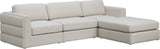 Beckham - Modular Sectional 4 Piece - Beige - Home Elegance USA