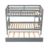 TWIN BUNKBED WITH TRUNDLE - Home Elegance USA