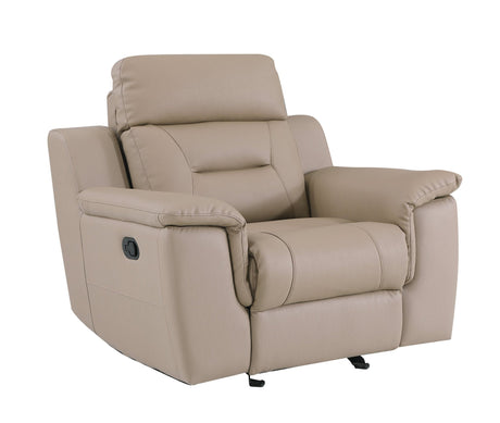 Global United Reclining Modern Leather Air Upholstered Chair