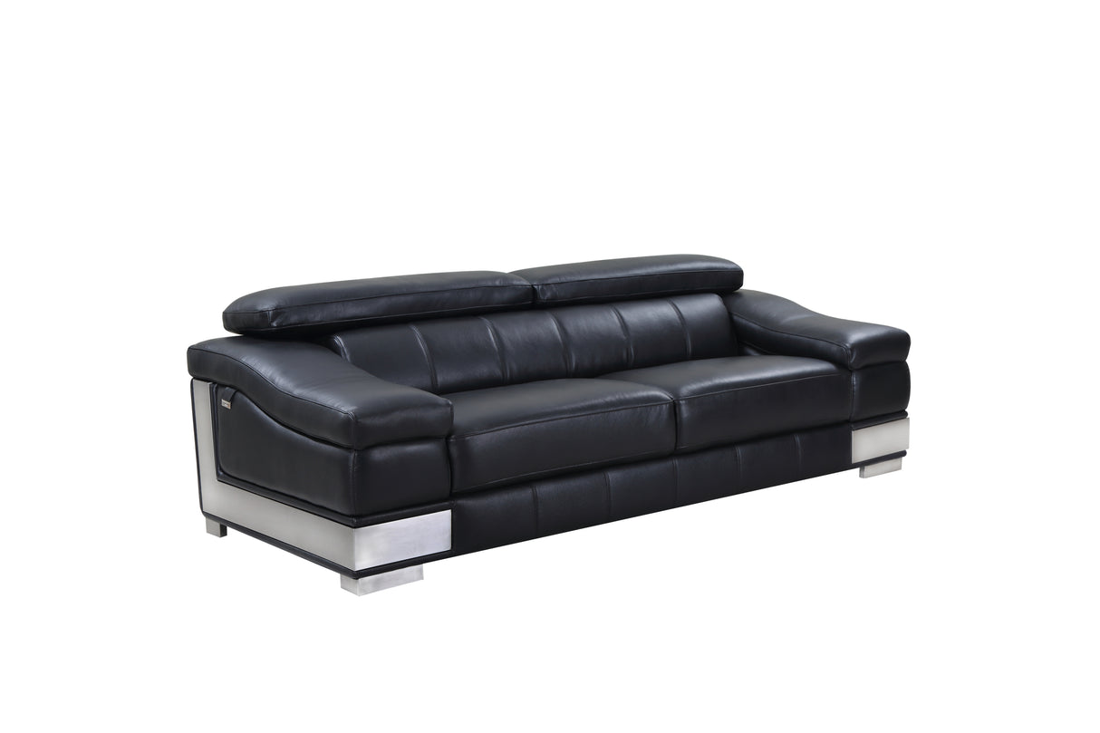 Top Grain Italian Leather Sofa - Home Elegance USA