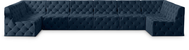 Tuft - Modular Sectional 8 Piece - Navy - Modern & Contemporary - Home Elegance USA