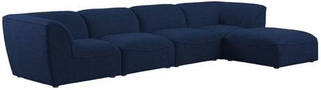 Miramar - Modular Sectional 5 Piece - Navy - Modern & Contemporary - Home Elegance USA