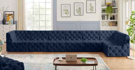 Tuft - Modular Sectional 7 Piece - Navy - Home Elegance USA