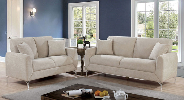 Lauritz - Sofa & Loveseat - Gray - Home Elegance USA