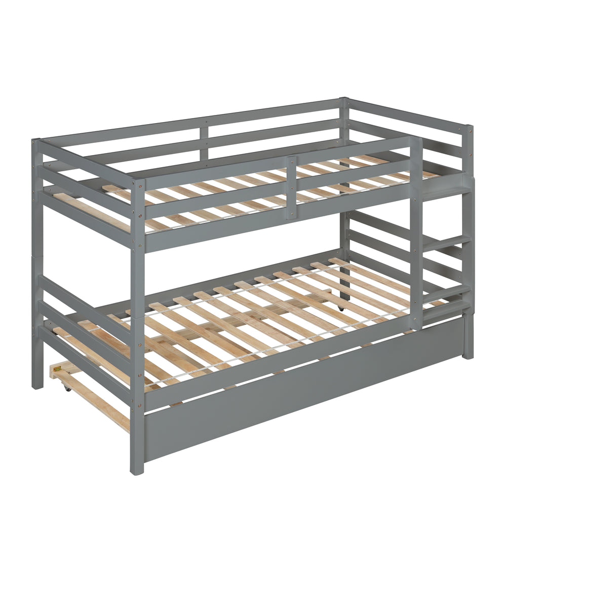 TWIN BUNKBED WITH TRUNDLE - Home Elegance USA