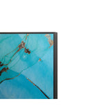 Blue Lagoon (Set Of 3) - 30" x 60" - Charcoal Floater Frame - Home Elegance USA