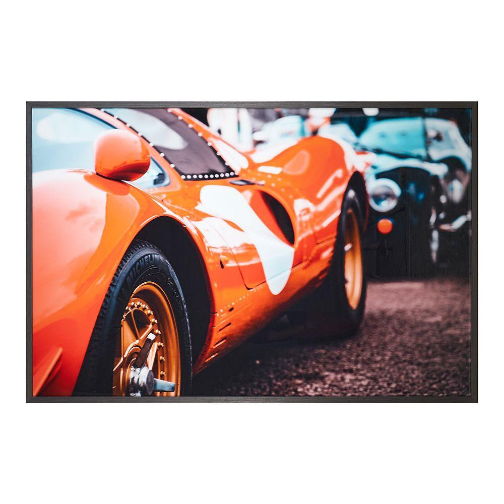 Vintage Ferrari - 72" x 48" - Charcoal Frame - Home Elegance USA